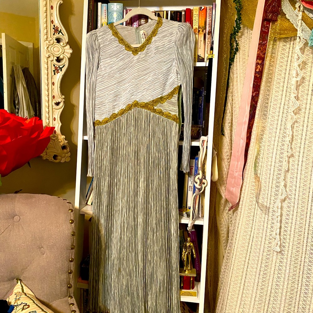Mary McFadden Vintage Micro-pleated Dress